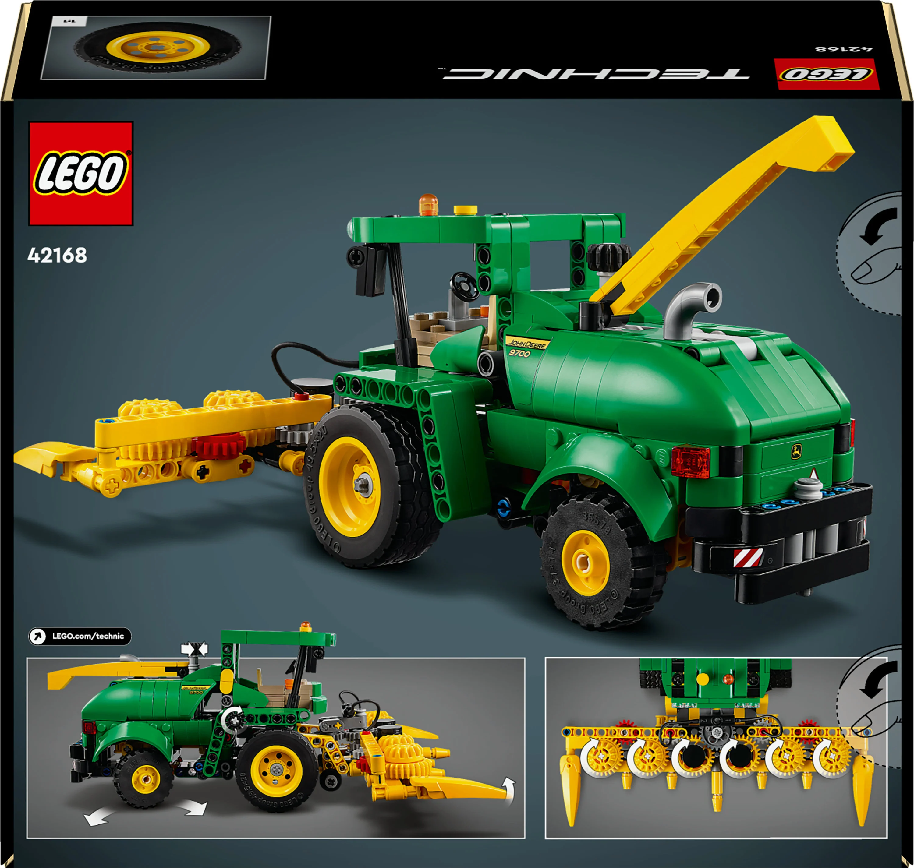 LEGO 42168 Technic John Deere 9700 Høstmaskine