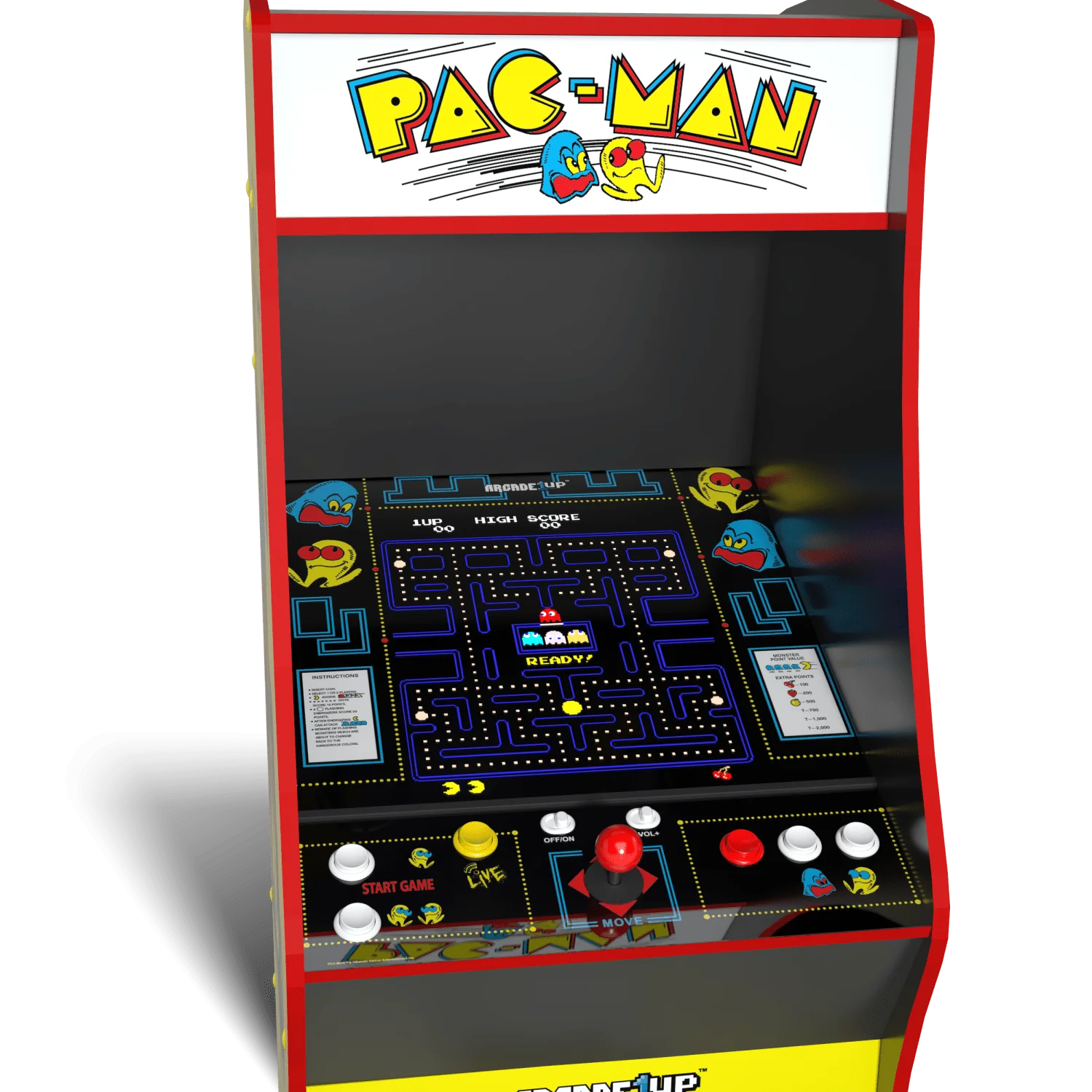 ARCADE 1 UP PAC-MAN DELUXE ARCADE MACHINE