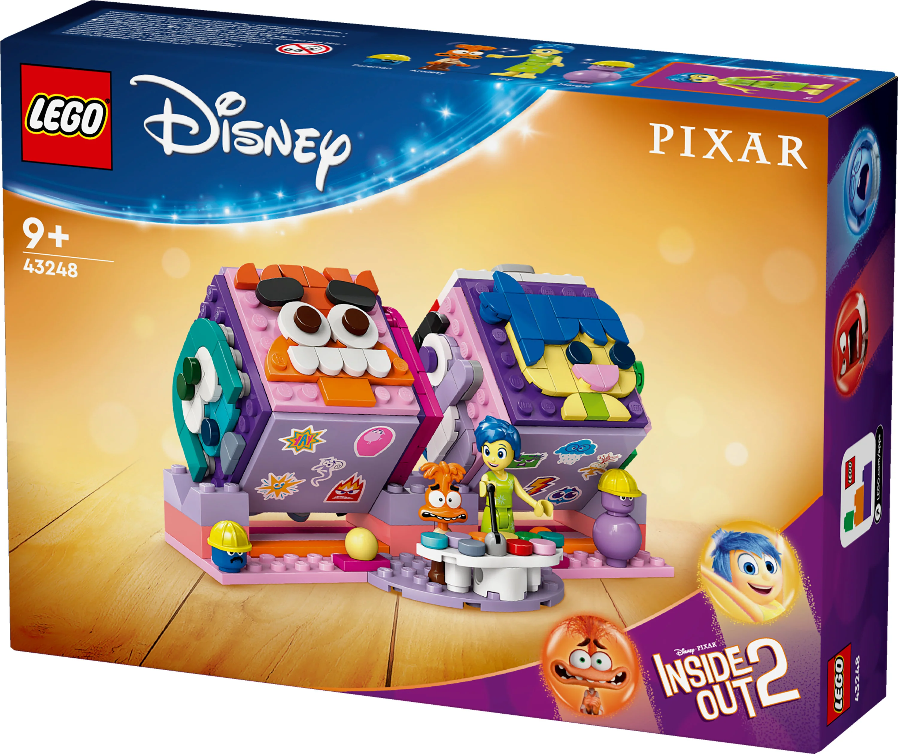 LEGO 43248 Disney Pixar Inderst inde 2 Humør terninger