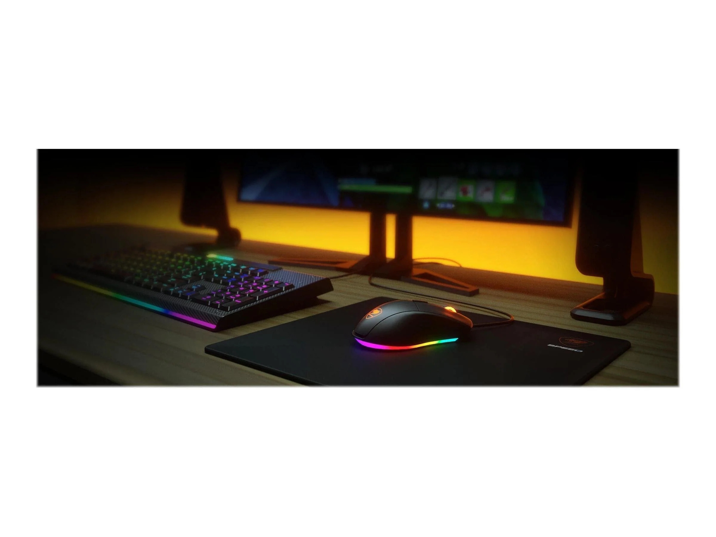 Cougar Minos XT Optisches Kabel Schwarze Gaming-Maus