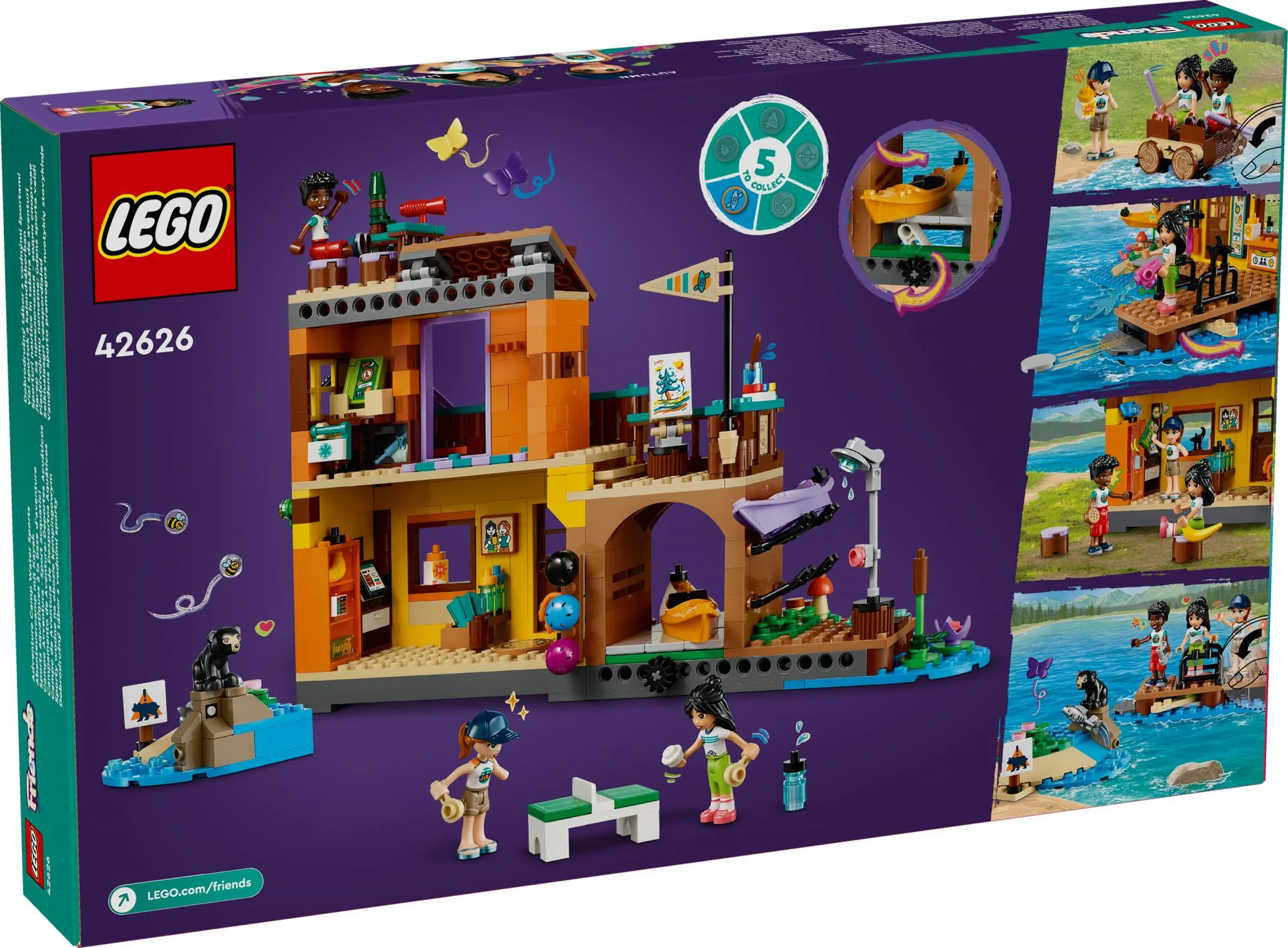 LEGO 42626 Friends Adventure Camp with Kayak