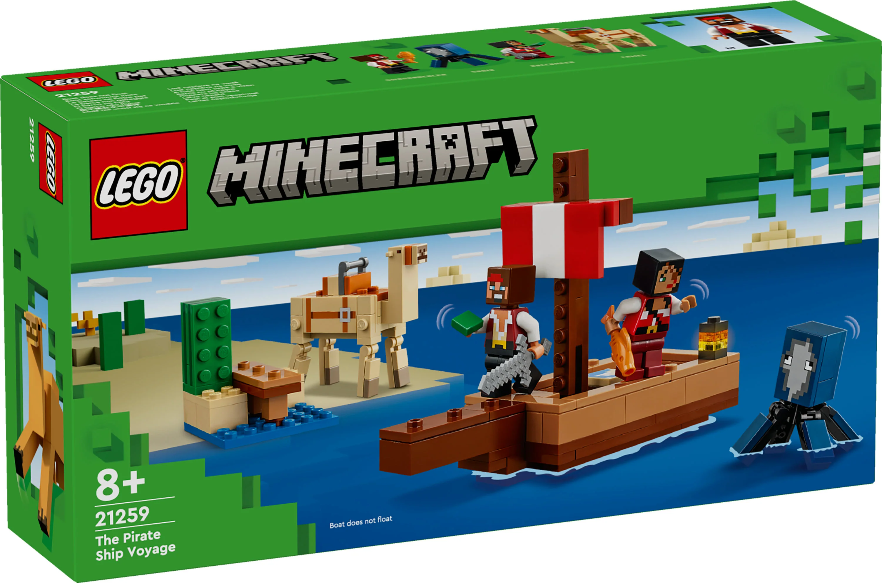 LEGO Minecraft - Piratskibets Rejse (21259)