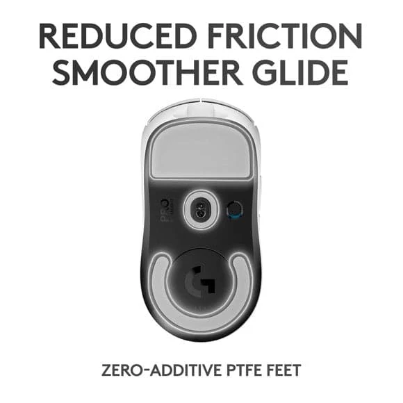 Logitech– PRO X SUPERLIGHT Kabellose Gaming-Maus– WEISS