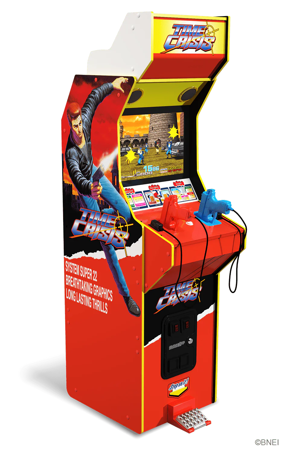 ARCADE 1 UP TIME CRISIS DELUXE ARCADE MACHINE