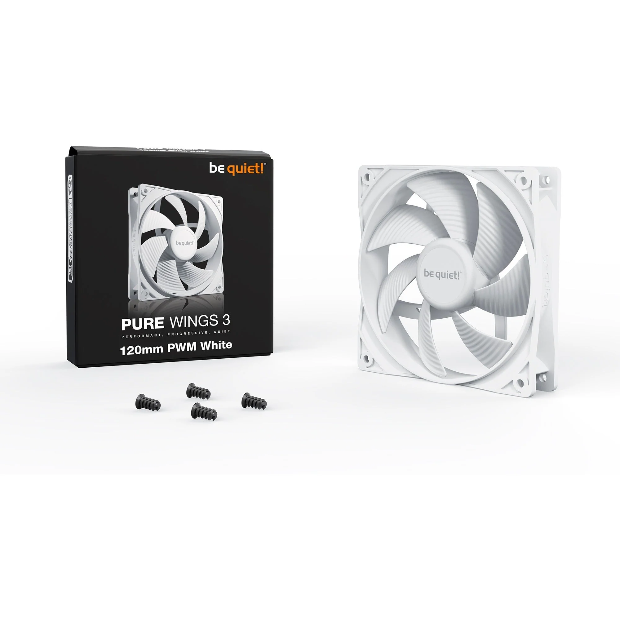 be quiet! Pure Wings 3 120mm PWM. case fan (white)
