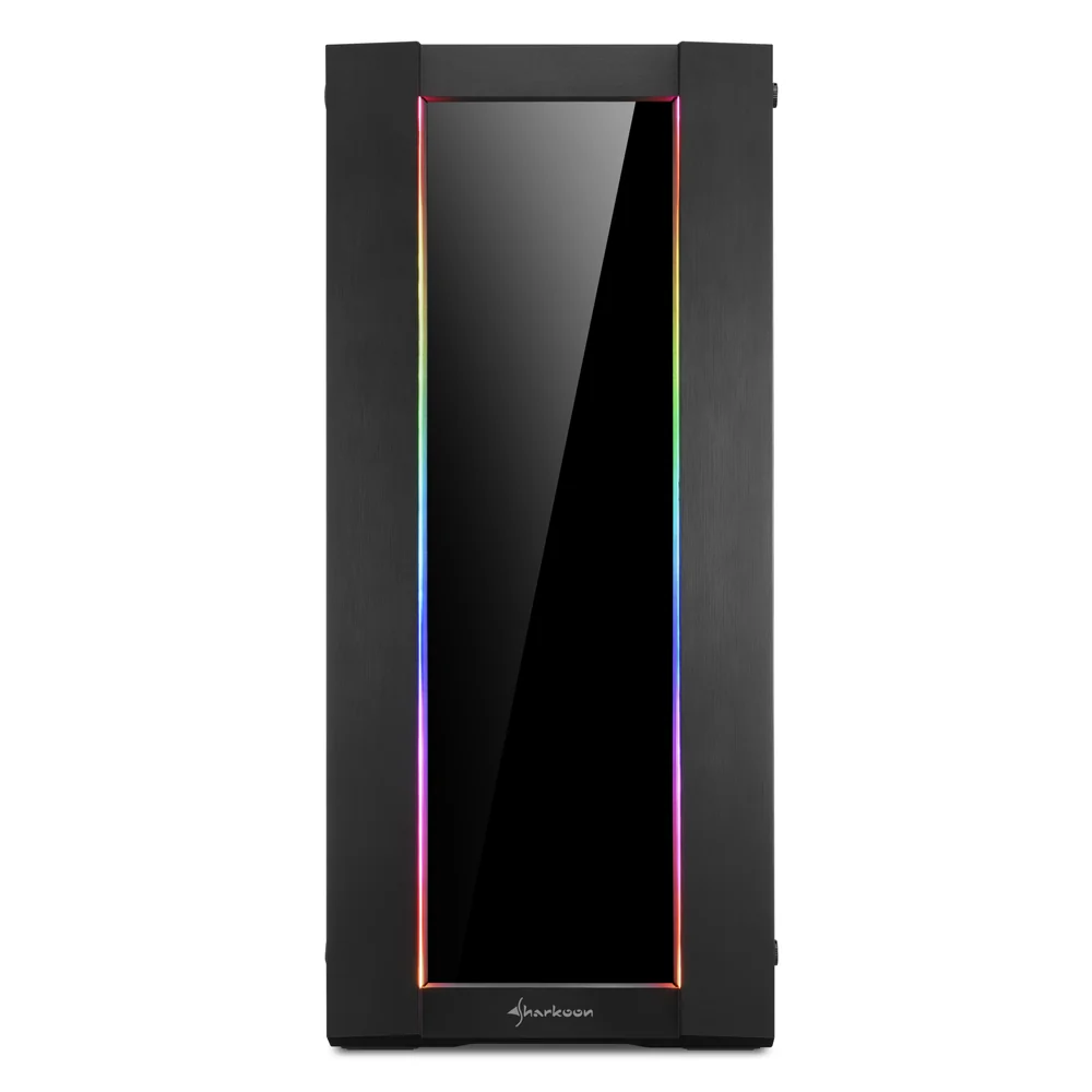 Sharkoon ELITE SHARK CA200G. big-tower case (black. Tempered Glass)