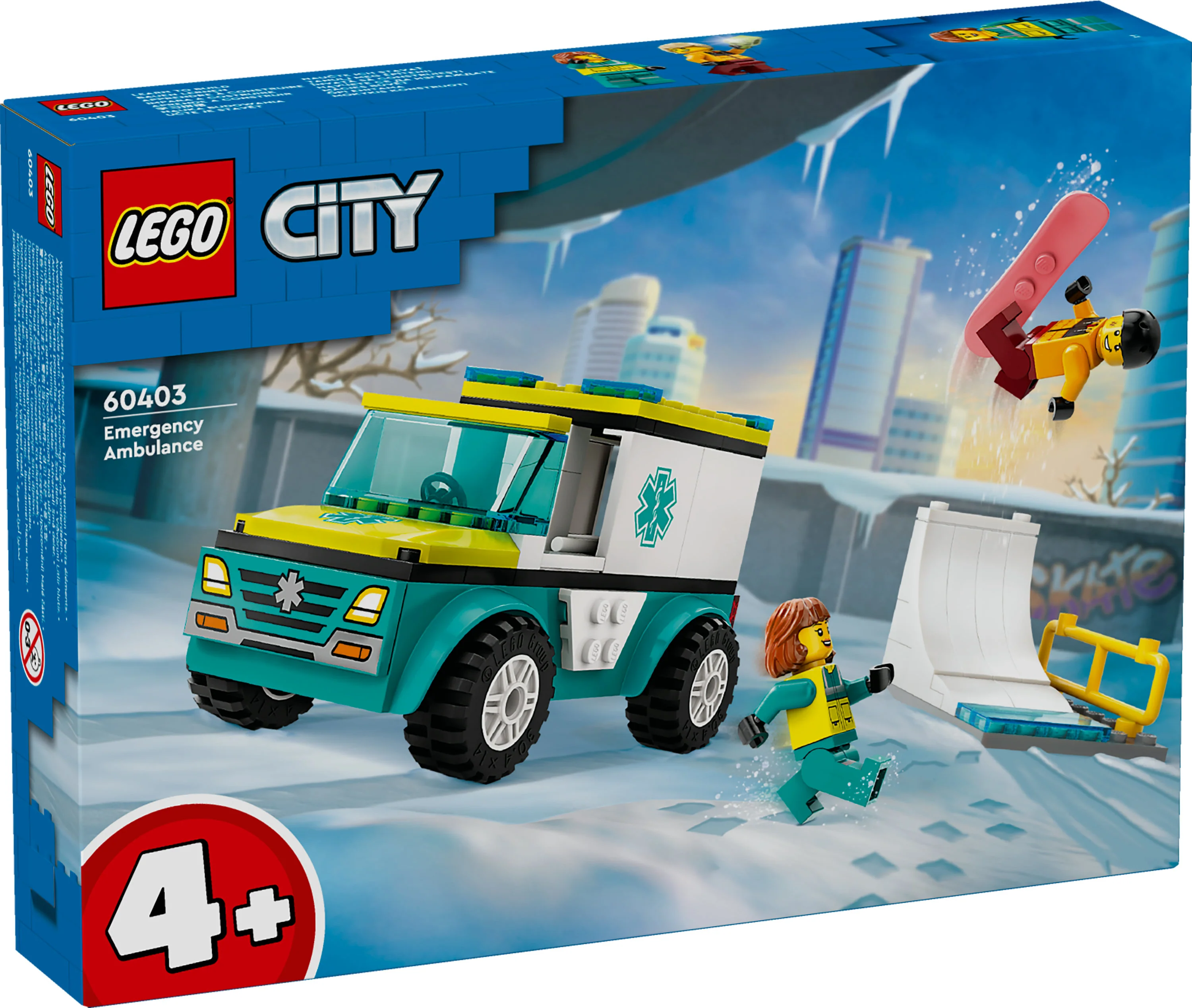 LEGO City - Ambulance og Snowboarder (60403)