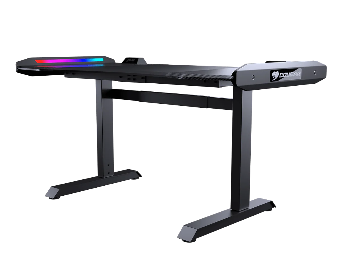 Cougar Gaming-Tisch Mars. Led-Licht schwarz