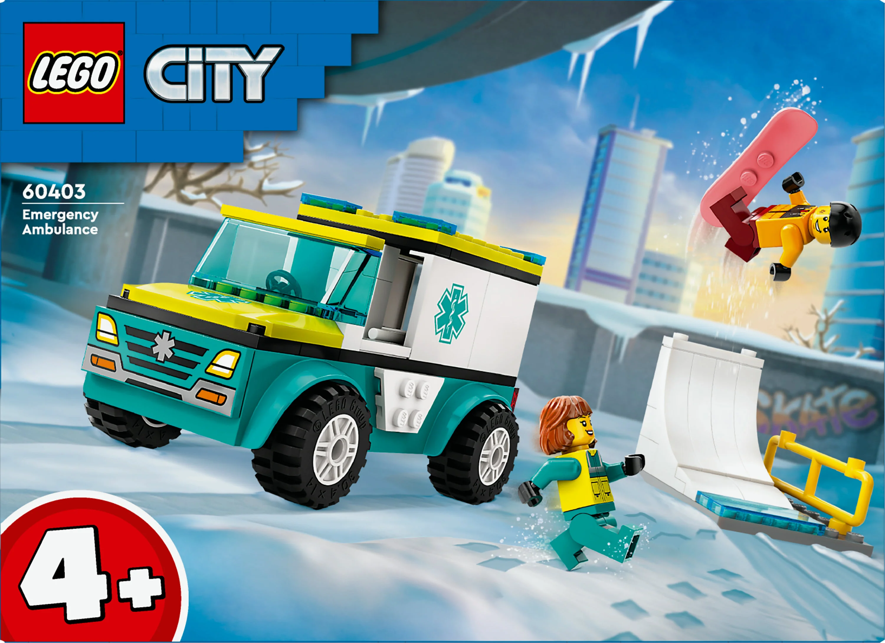 LEGO City - Ambulance og Snowboarder (60403)