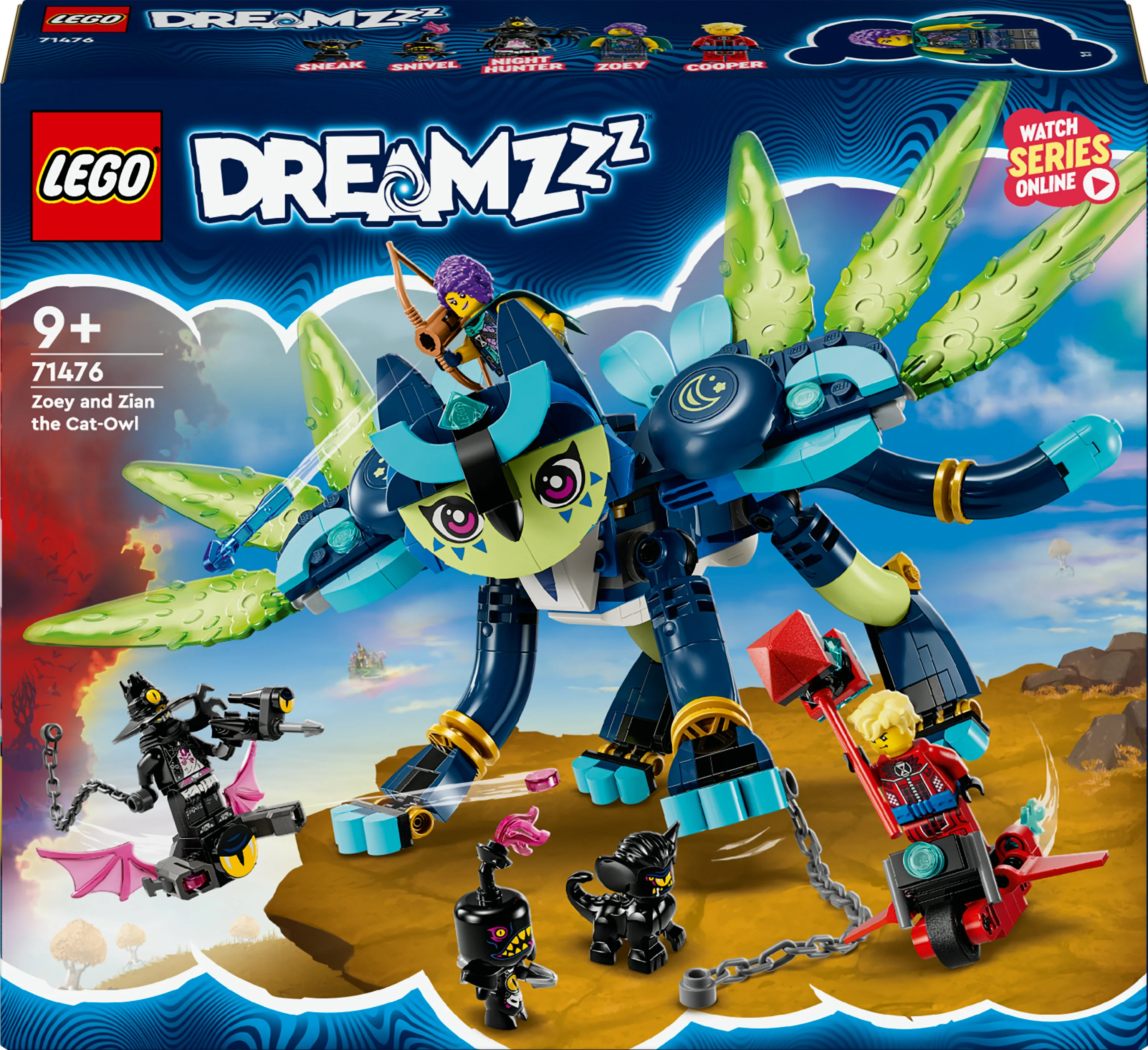 LEGO 71476 DREAMZzz Zoey and Zian kat uglen