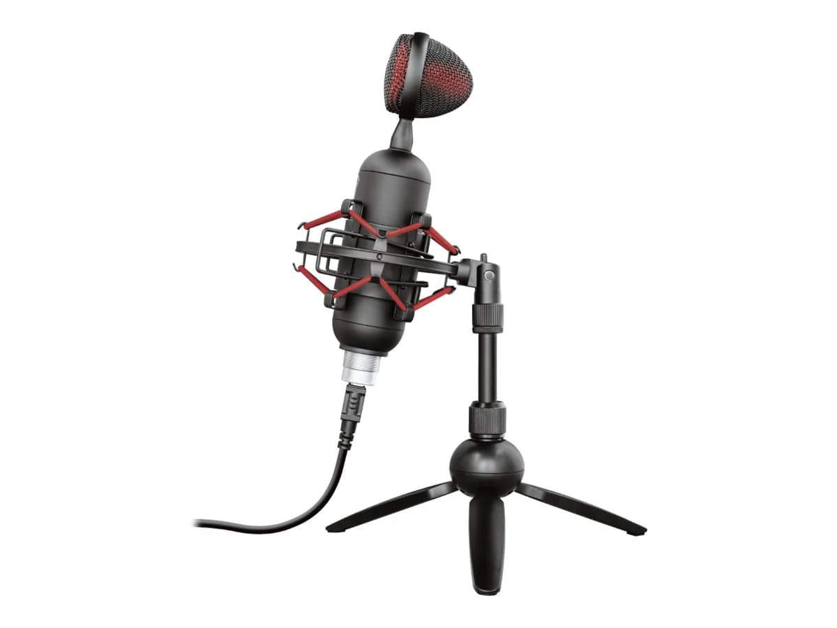 Trust Gaming GXT 244 Buzz Mikrofonkabel Schwarz Rot