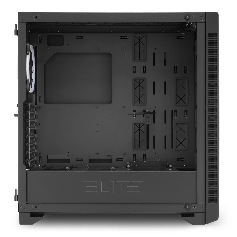 Sharkoon ELITE SHARK CA200M. big-tower case (black. Tempered Glass)