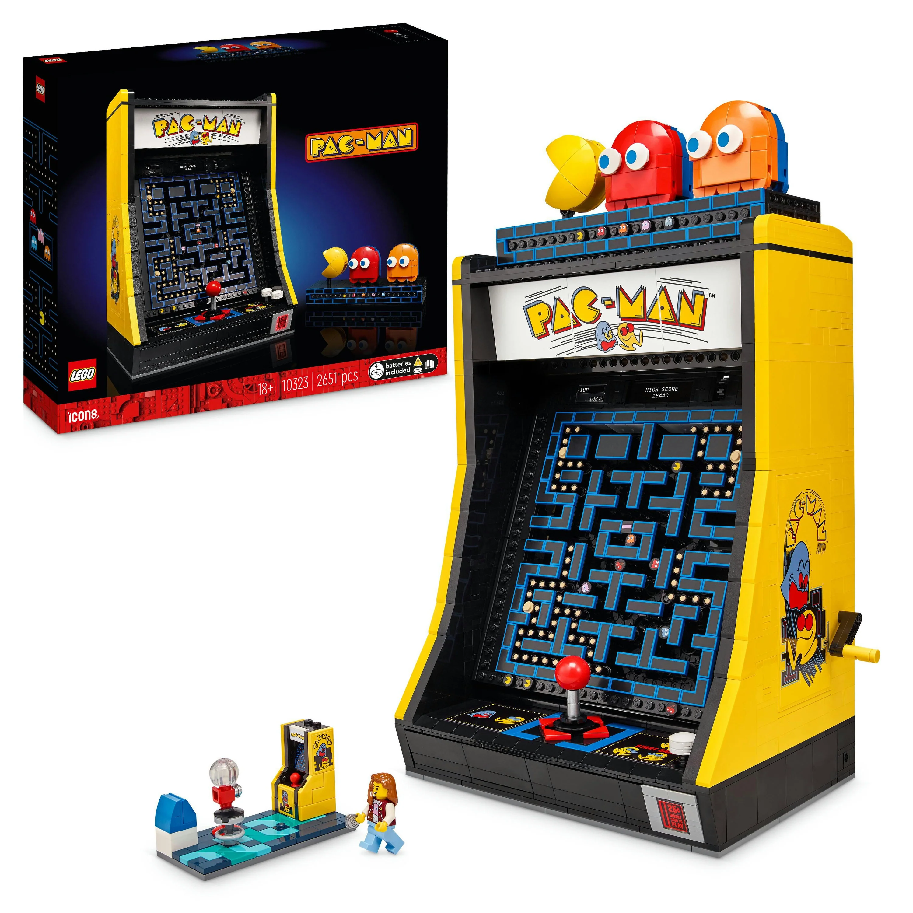 LEGO 10323 Icons PAC-MAN spille maskine