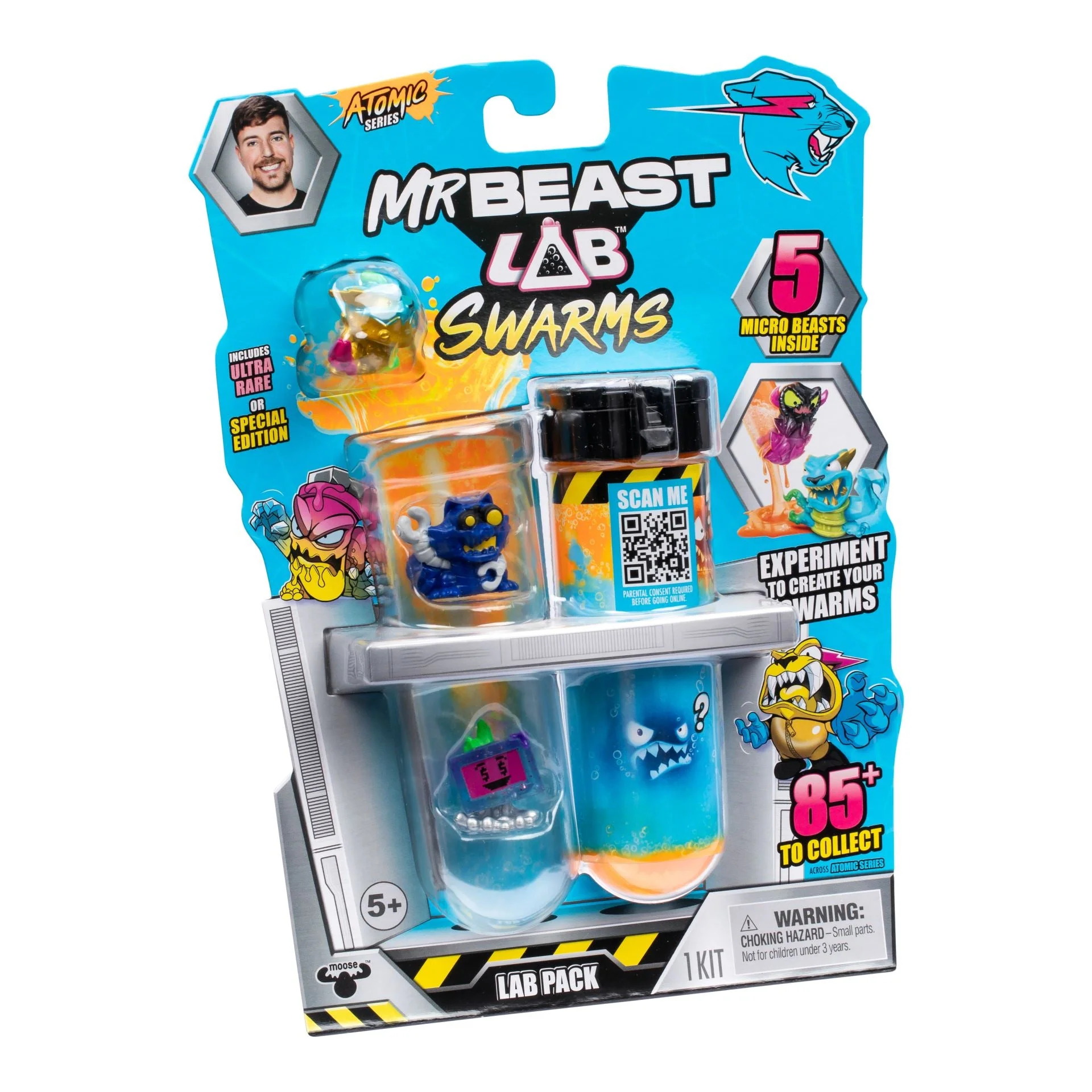 Mr. Beast Lab Swarms figurer 5 stk. Serie 2