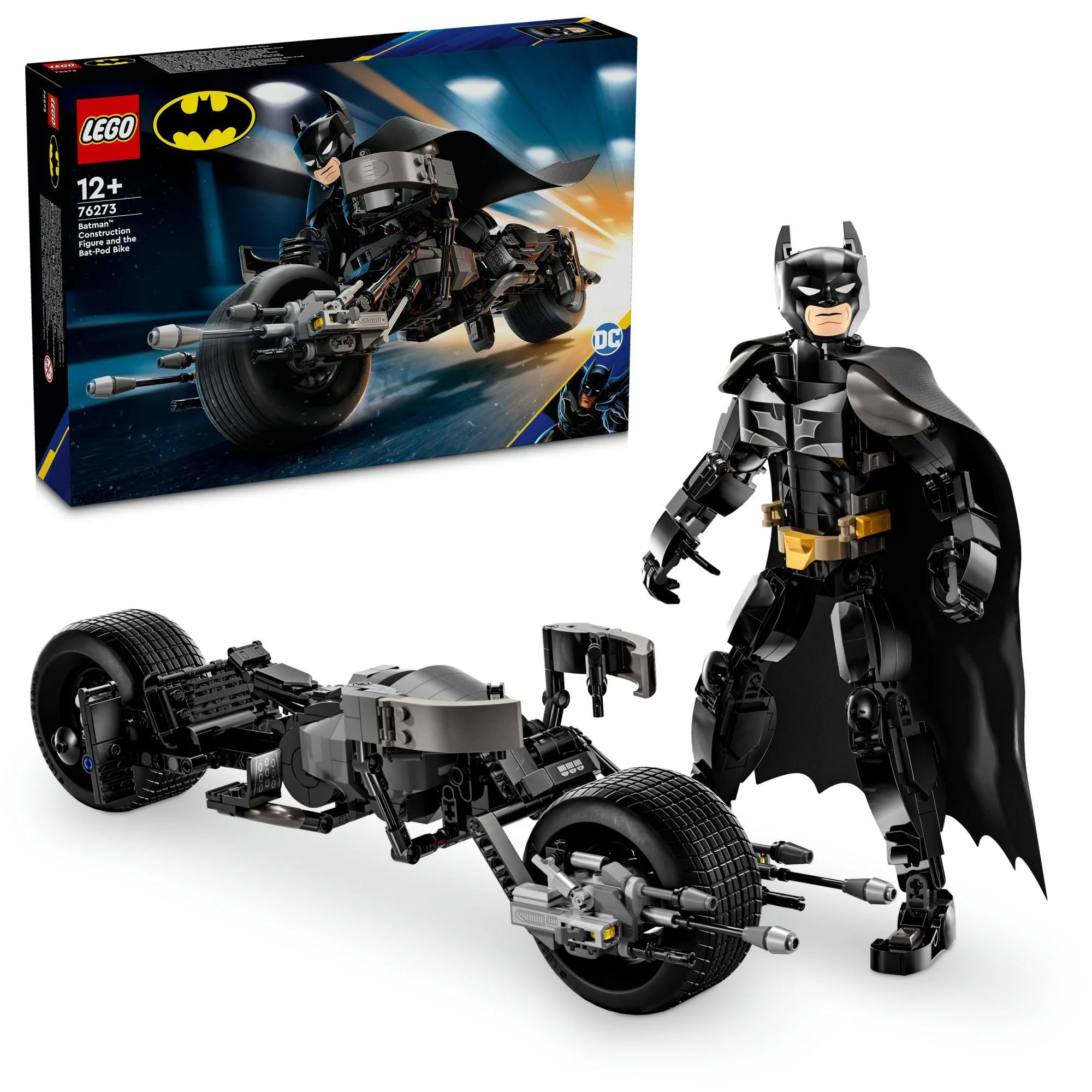 LEGO 76273 DC Super Heroes Batman Building Figure with Batpod