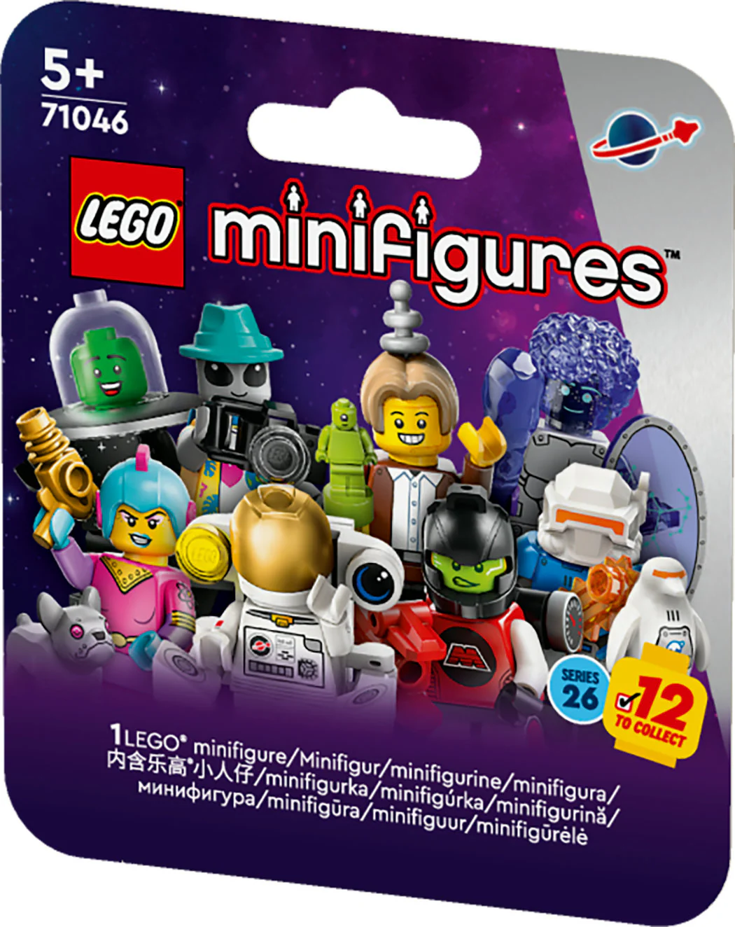 LEGO 71046 Minifigures Rumserie 26. byggelegetøj (blandet vare. én figur).