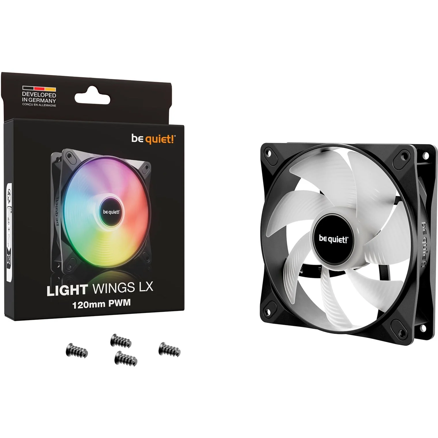 be quiet! Light Wings LX PWM 120 mm. case fan (black)