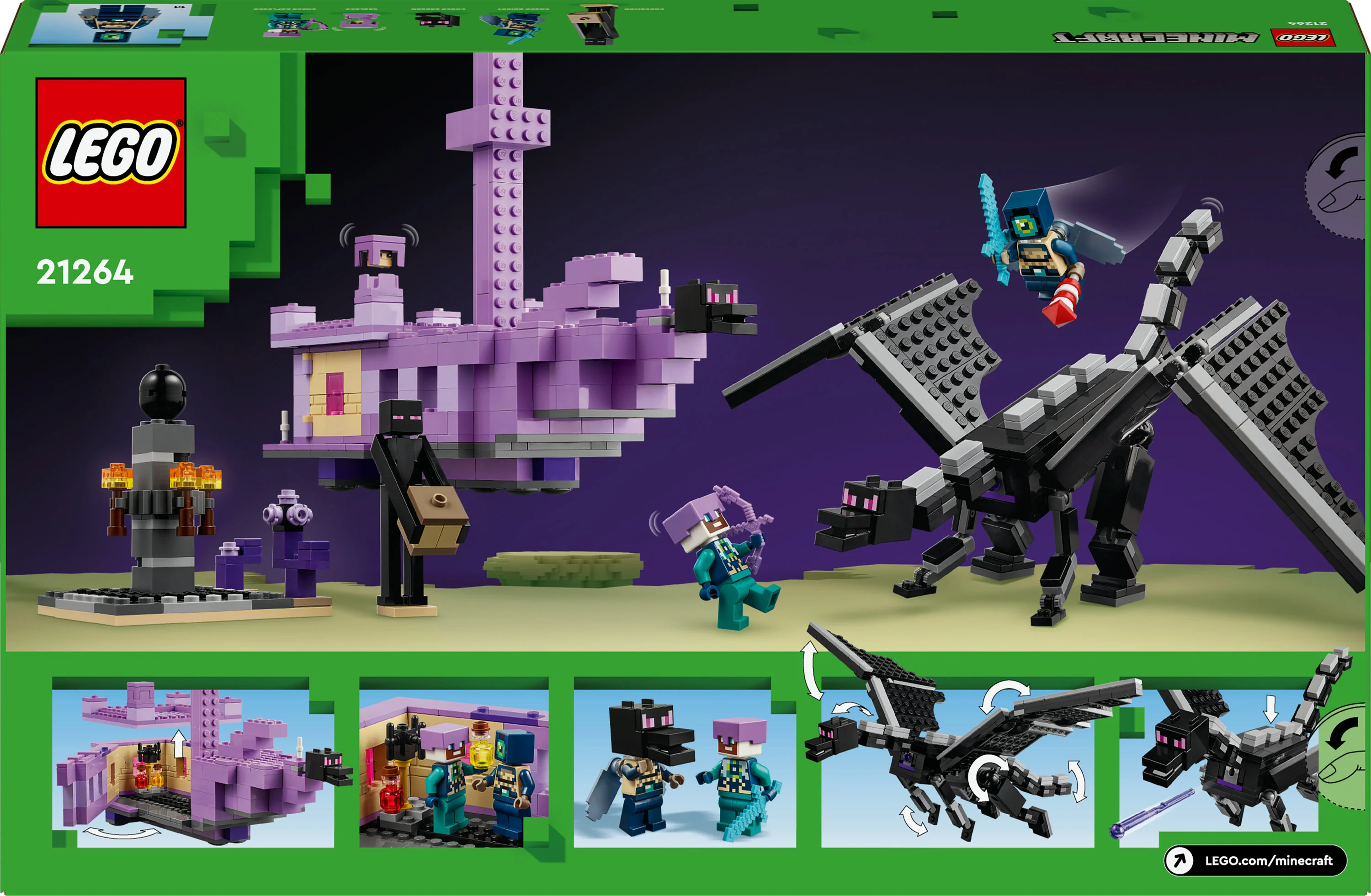 LEGO Minecraft - The Ender Dragon and End Ship (21264)