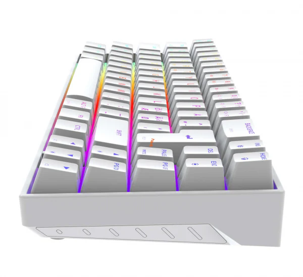 Havit KB496L Weiß 65 % Gaming-Tastatur RGB-Licht