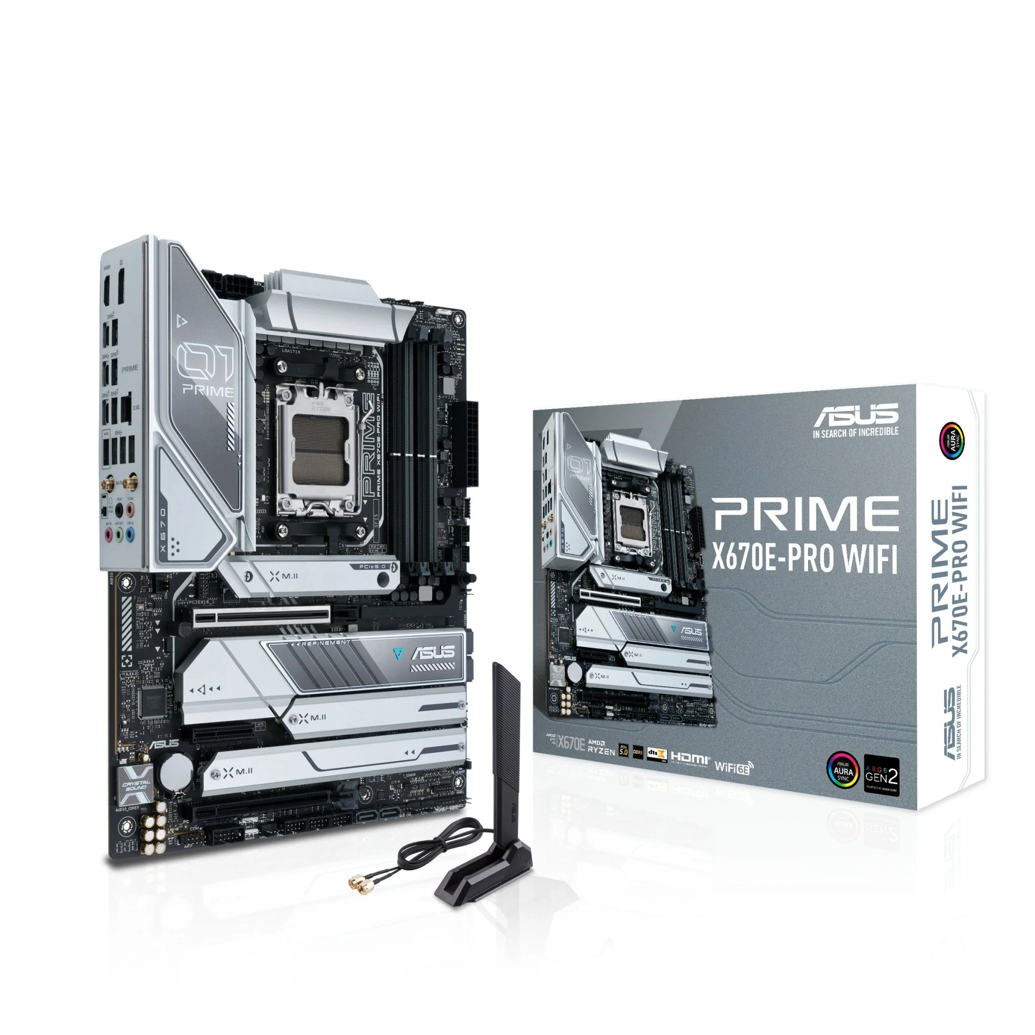 ASUS PRIME X670E-PRO WIFI (ATX. X670E. AM5) - Bundkort