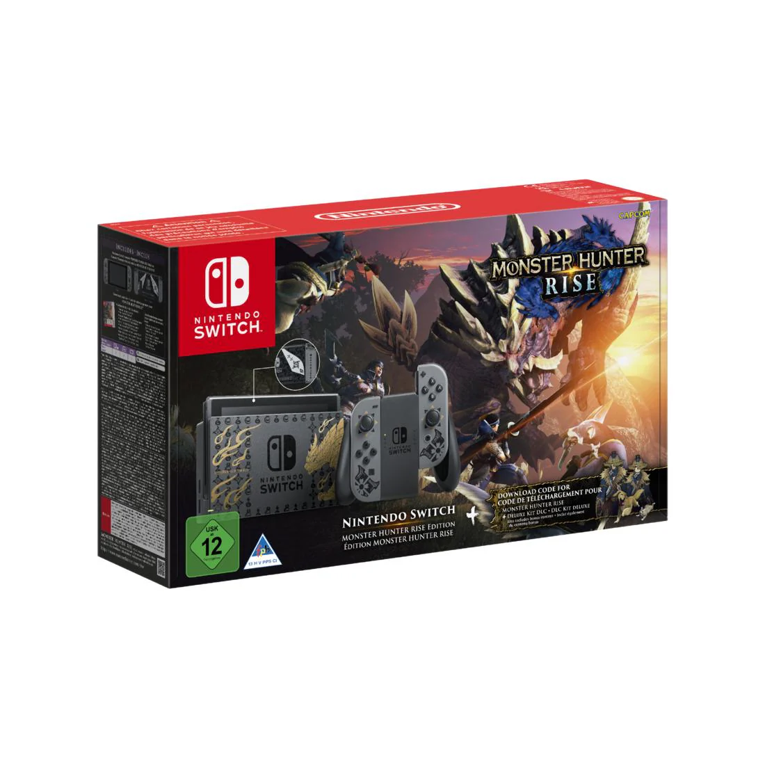 Nintendo Switch Konsol (Monster Hunter Rise Bundle)