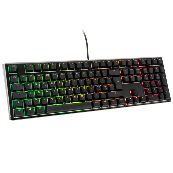 Ducky One 3 - Klassisk Sort/ Hvid Nordic - Fullsize - Gateron Baby Kangaroo - RGB