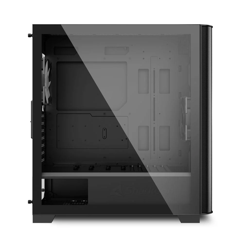 Sharkoon M30 RGB. tower case (black. tempered glass)