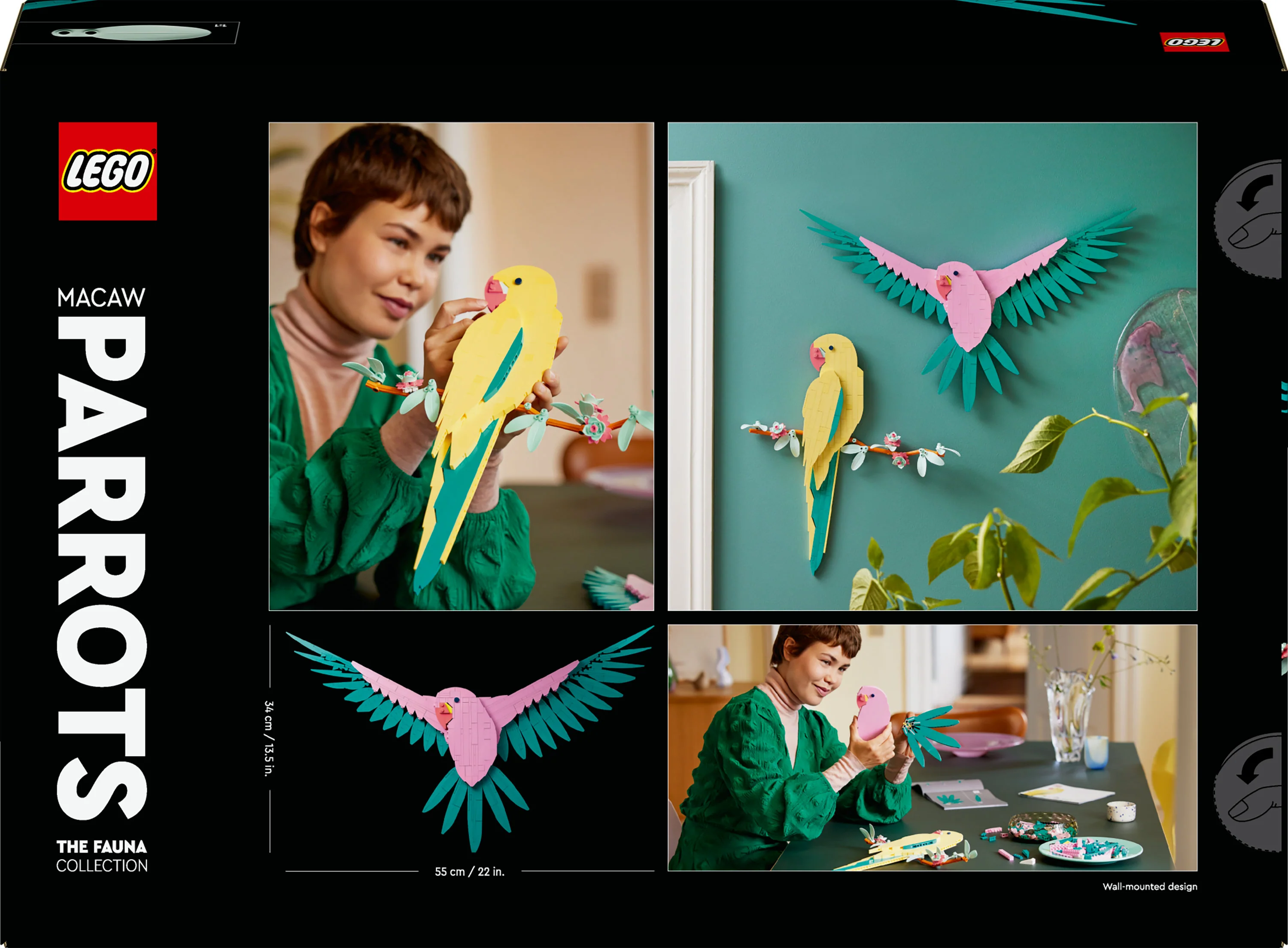 LEGO ART - The Fauna Samling – Ara papegøjer (31211)