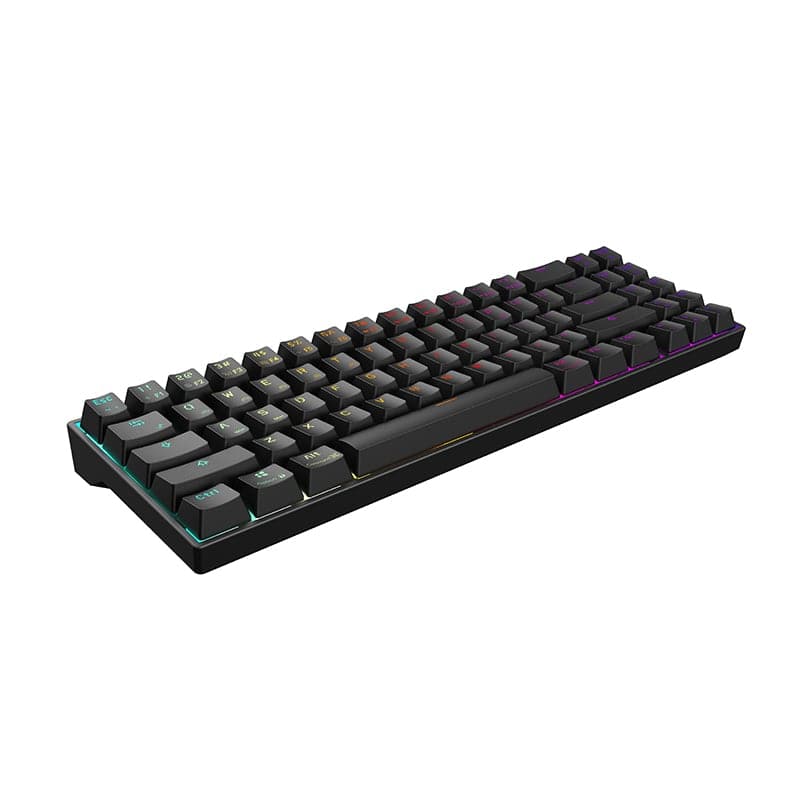 Havit KB496L Schwarz 65 % Gaming-Tastatur RGB