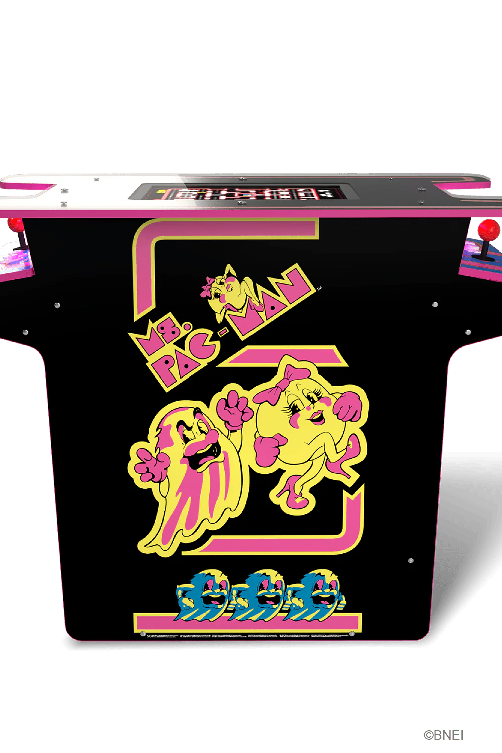 ARCADE 1 UP MS. PAC-MAN HEAD-TO-HEAD TABLE