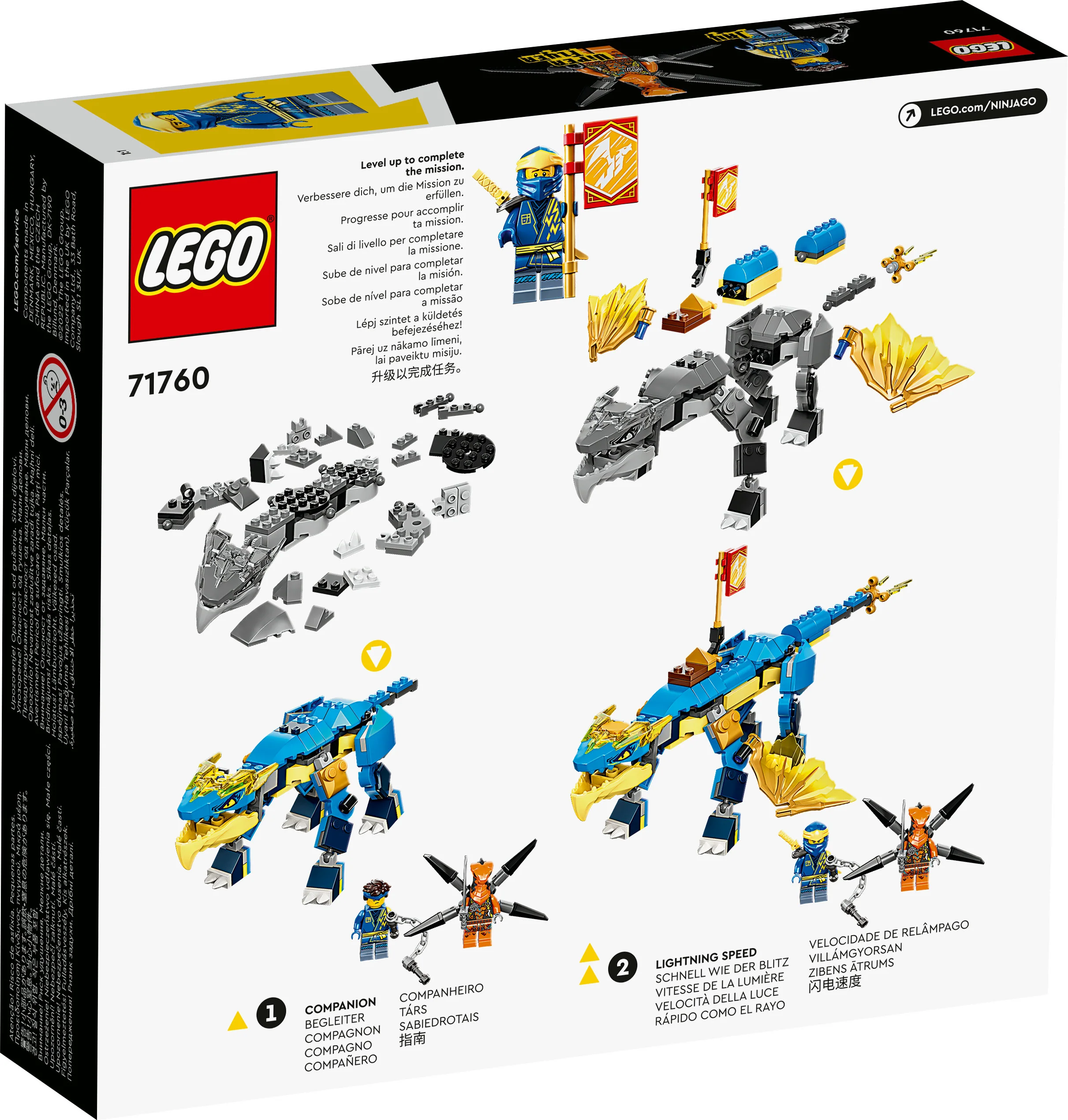 LEGO Ninjago Jay's Thunder Dragon EVO - 71760