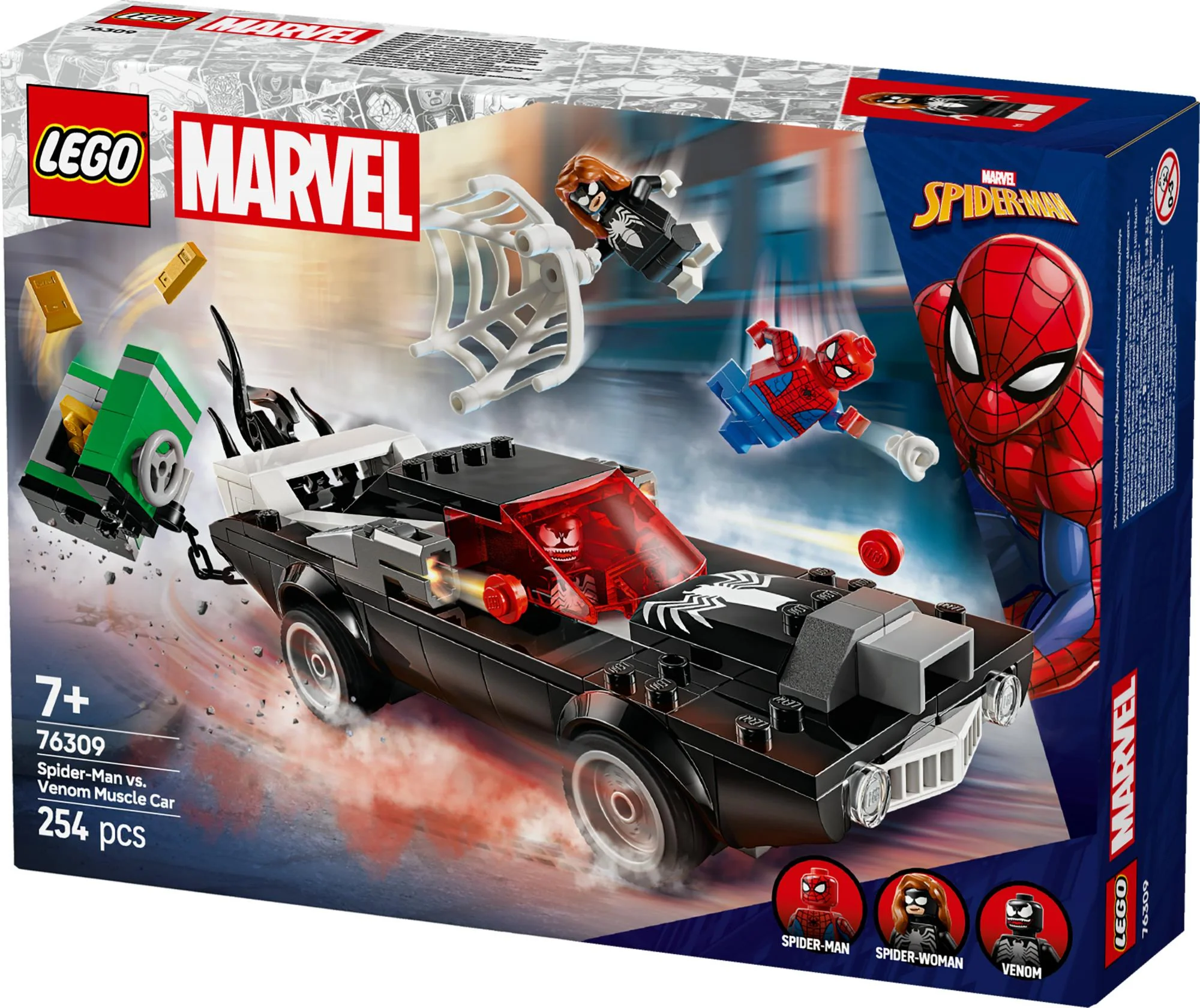 LEGO 76309 Marvel Super Heroes Spider-Man vs. Venom Muscle Car