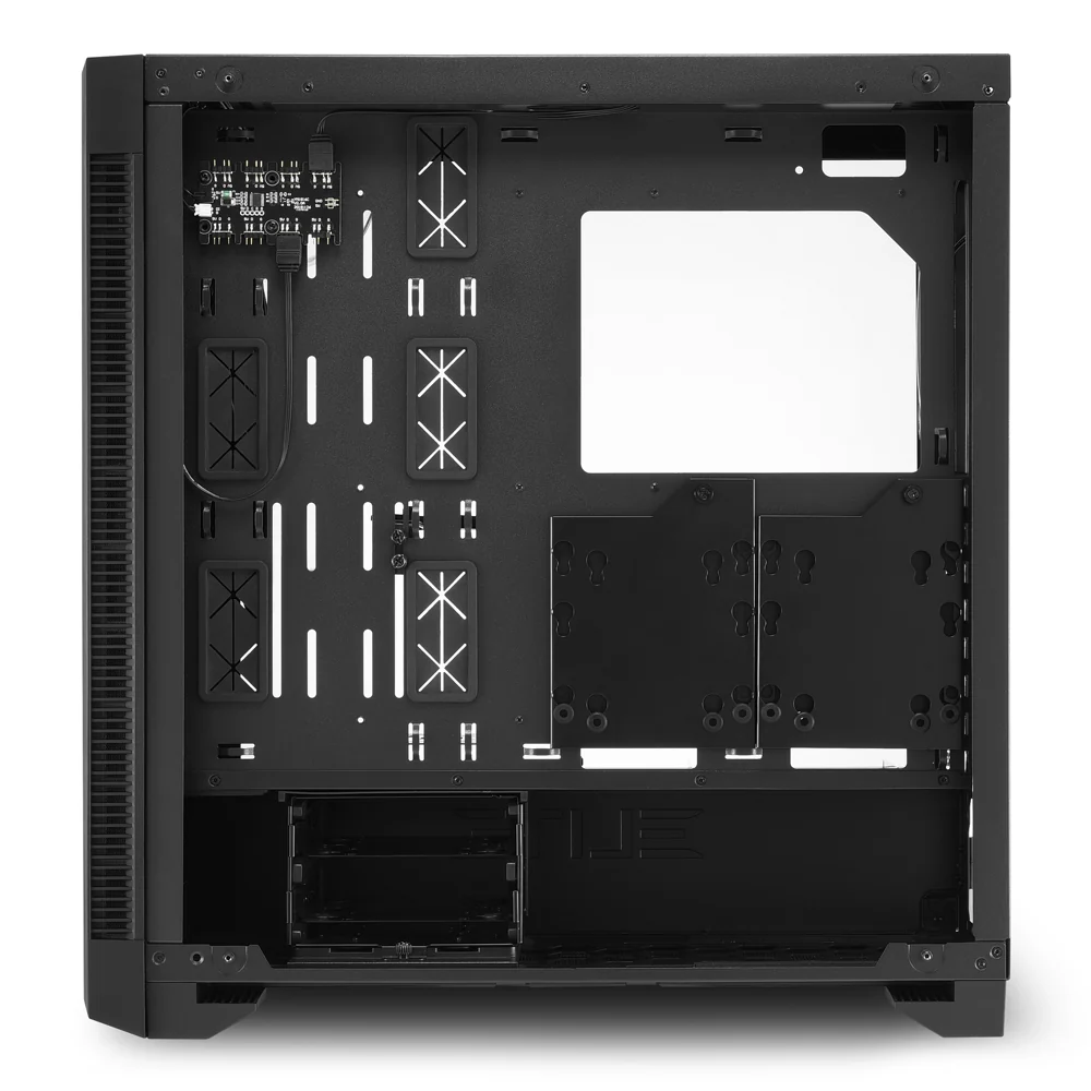 Sharkoon ELITE SHARK CA200M. big-tower case (black. Tempered Glass)