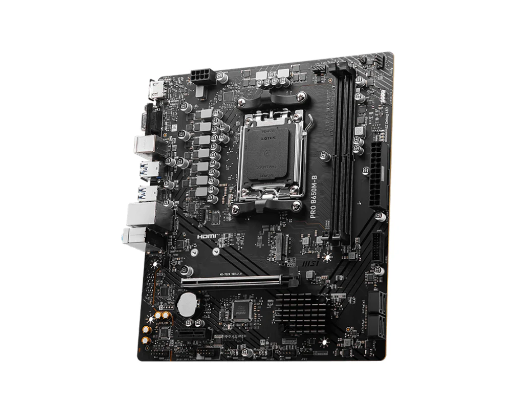 MSI PRO B650M-B - Socket AM5 - motherboard (black)