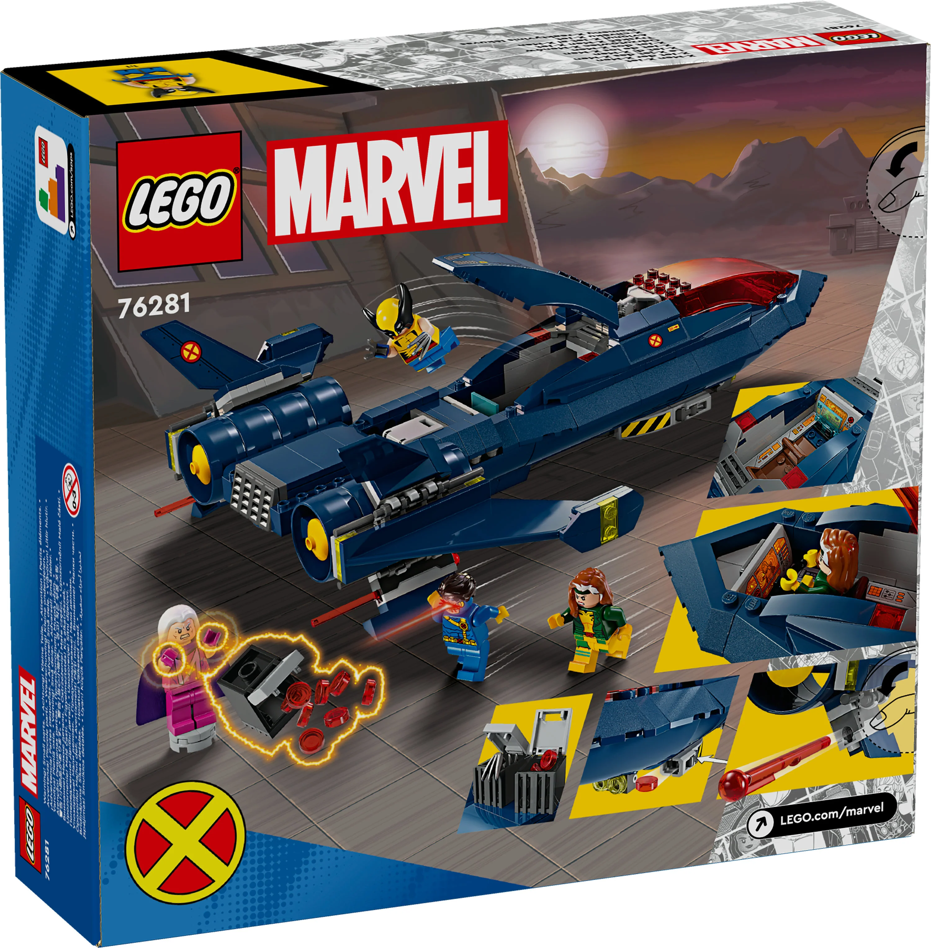 LEGO 76281 Marvel Super Heroes X-Men's X-Jet
