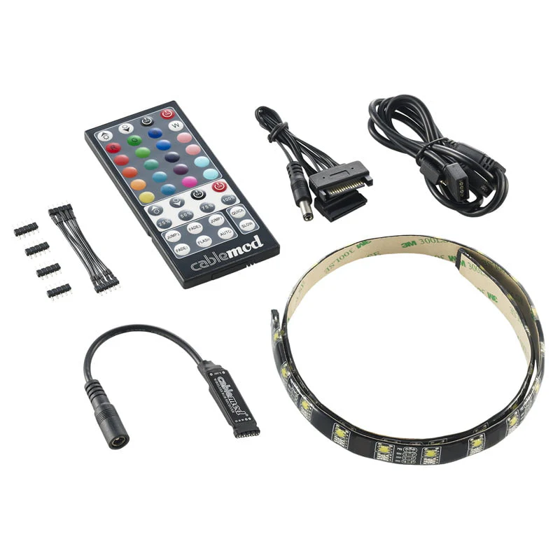 CableMod WideBeam Hybrid-LED-Kit 60 cm – RGB/W