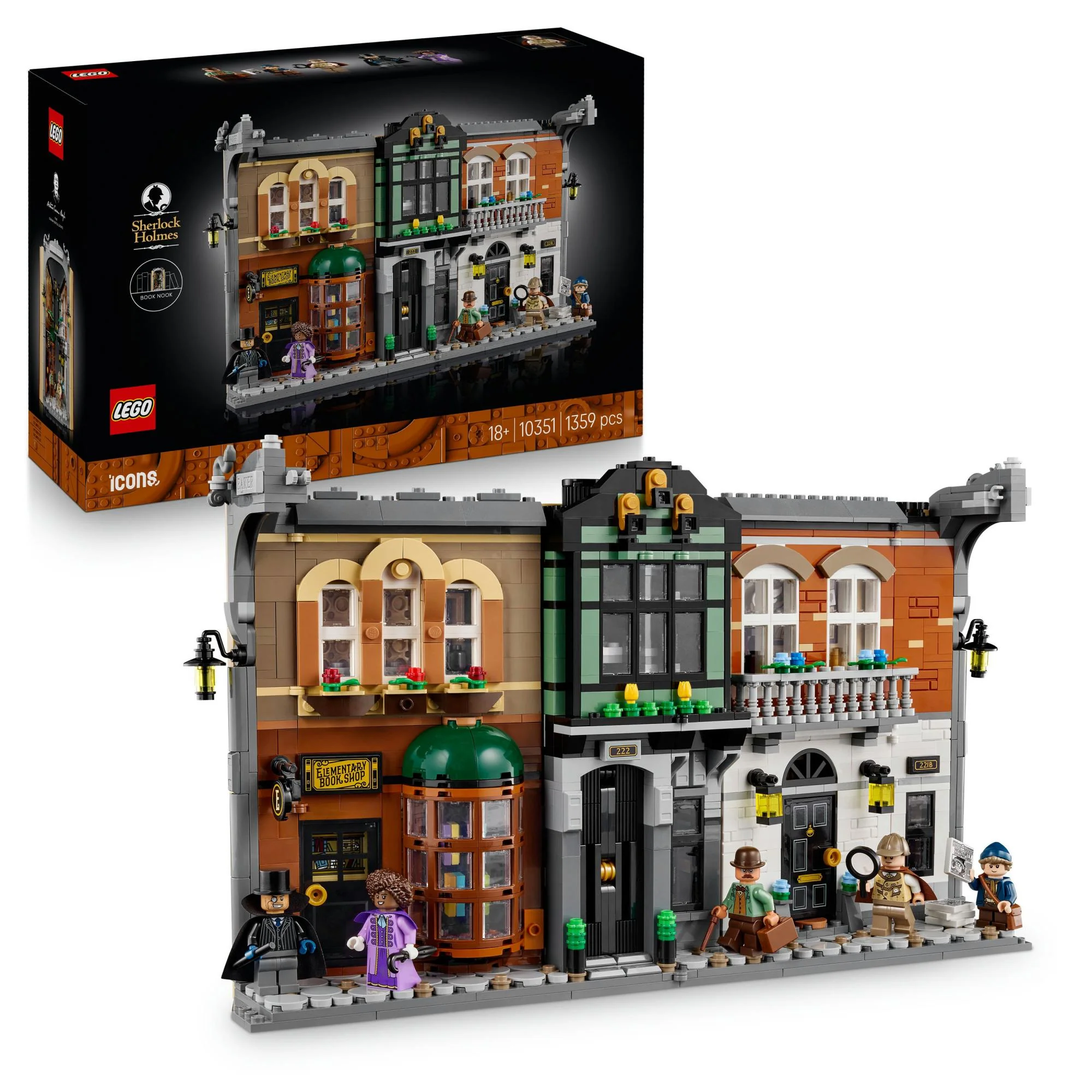 LEGO Icons – Sherlock Holmes: Book Nook
