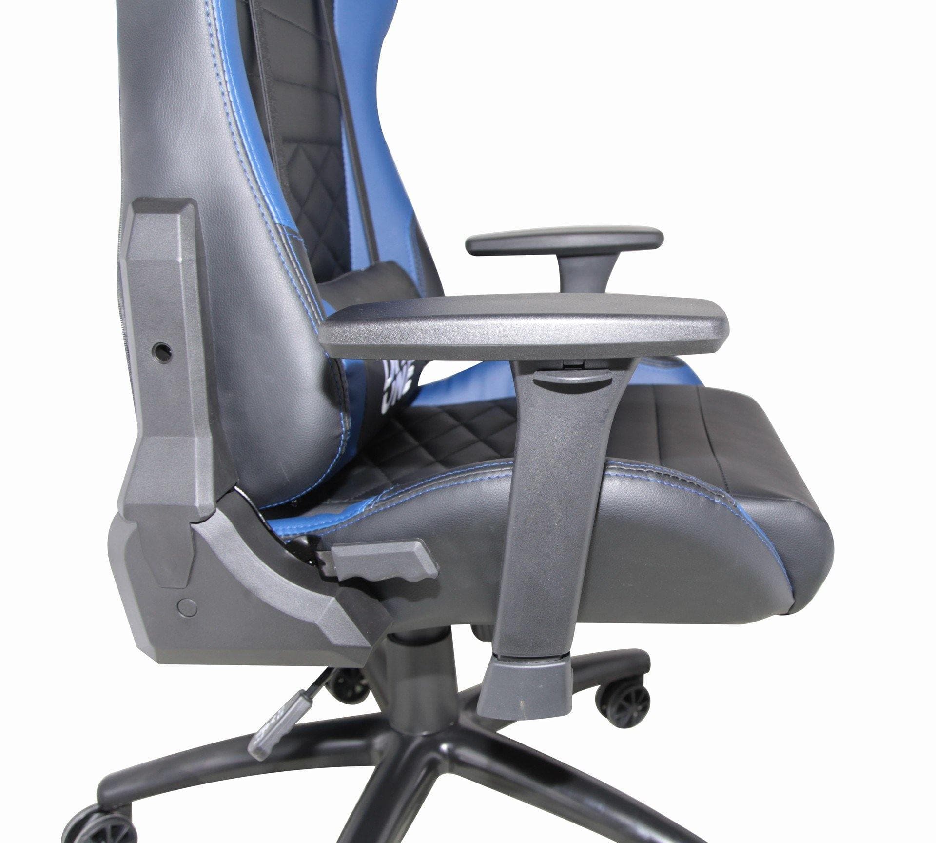 DON ONE -GC300 GAMING-STUHL Schwarz/Blau - PU-Leder - Bis zu 120 kg