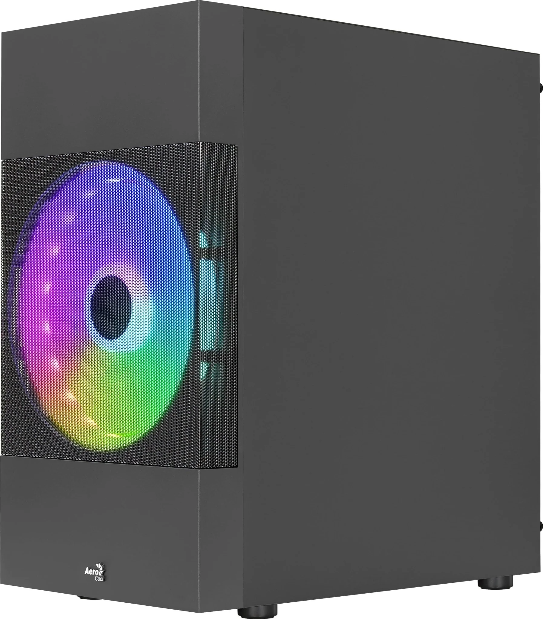 AeroCool Atomic Lite Tower Micro-ATX Ohne Netzteil Schwarz