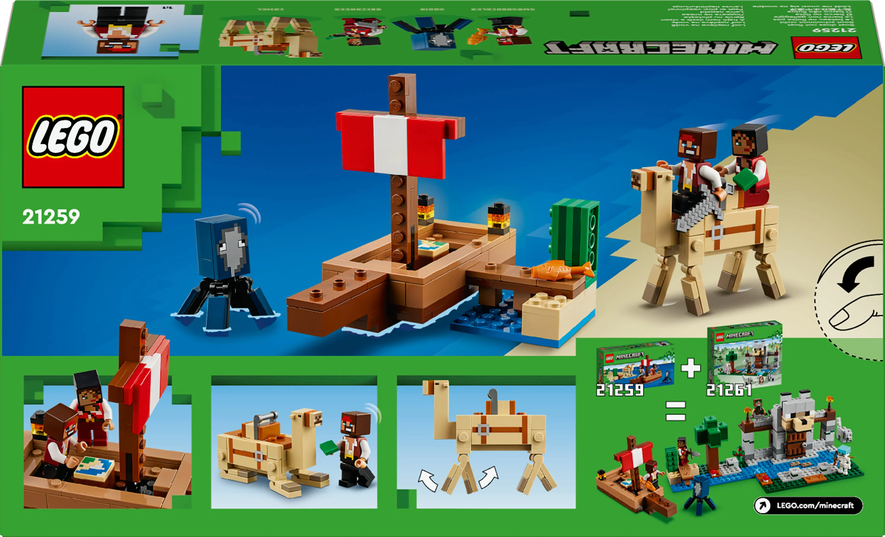 LEGO Minecraft - Piratskibets Rejse (21259)