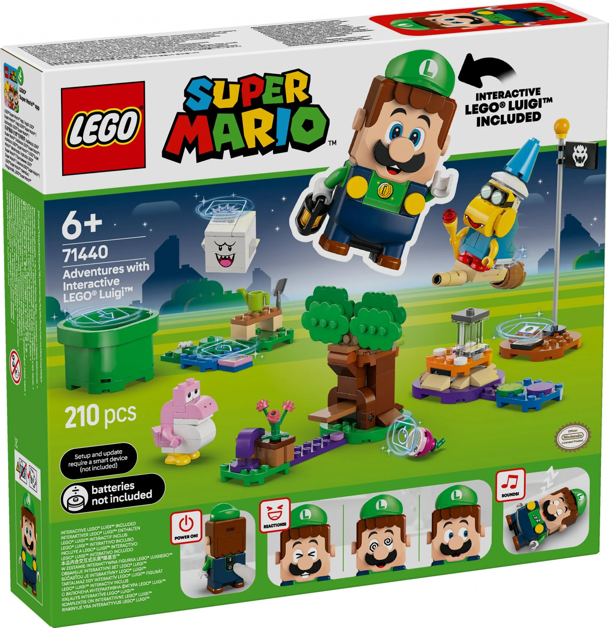 LEGO 71440 Super Mario Adventures with Interactive LEGO Luigi