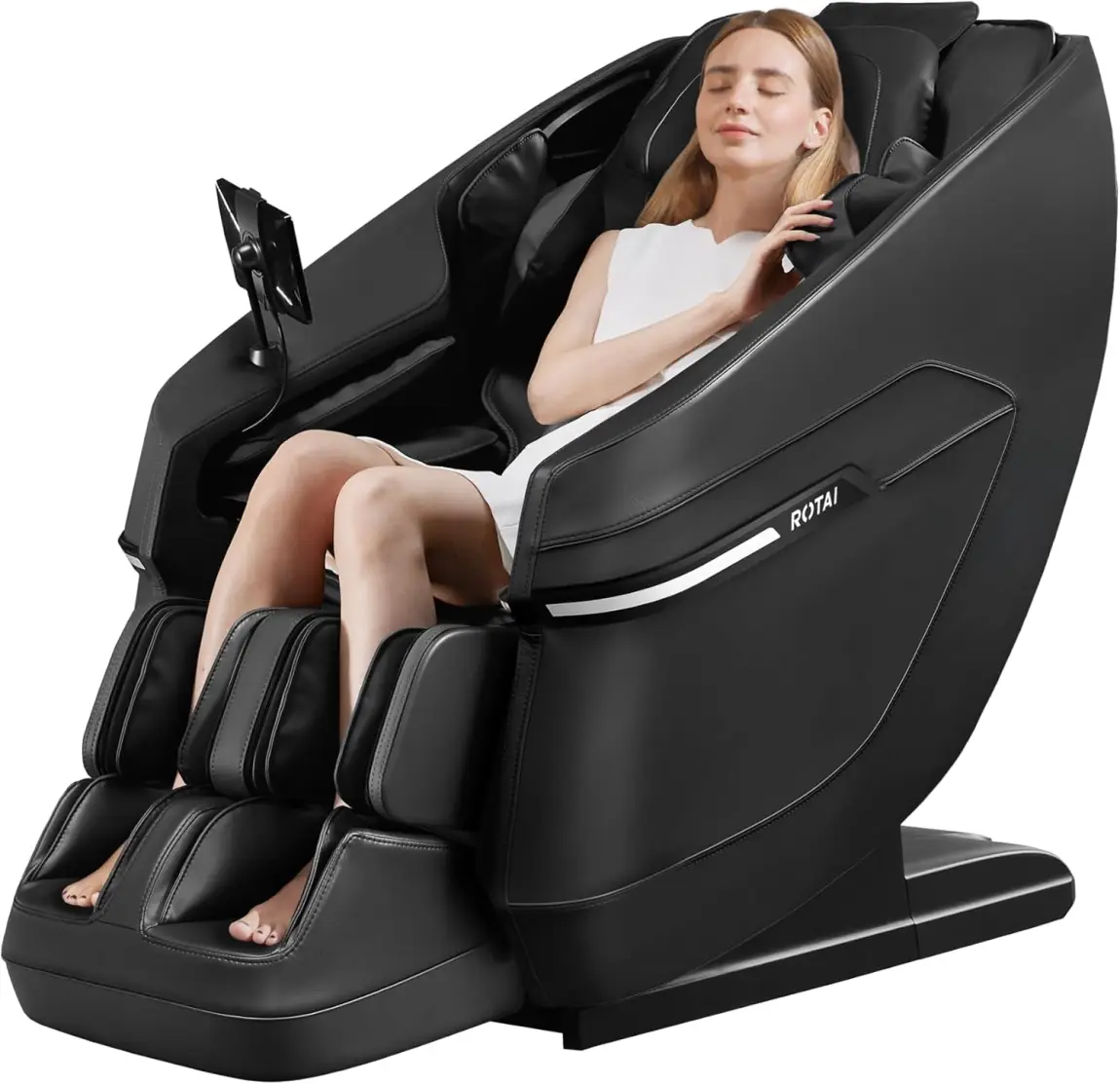 ROTAI Massage Chair. Full Body Zero Gravity SL Track Shiatsu Massage Chair with Heating. Bluetooth. Foot Roller. Calf Kneading Massage - Online Shop
