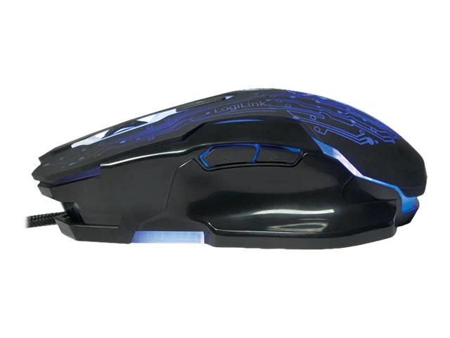Optisches Kabel f眉r LogiLink Gaming-Maus. Schwarz