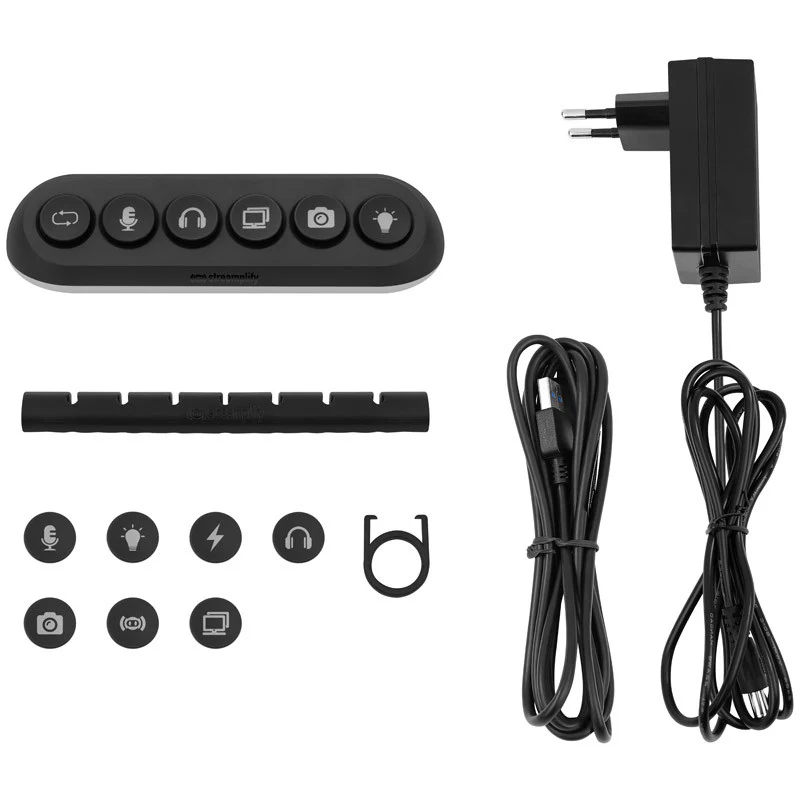 Streamplify HUB DECK 5 Slot. RGB. 12V - black