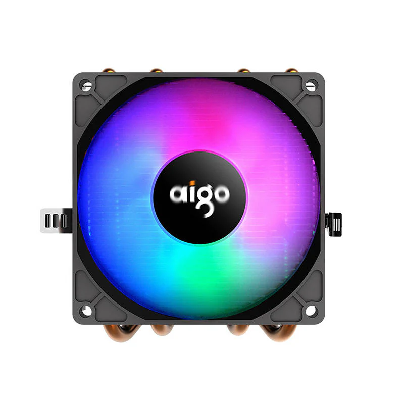 CPU active cooling Aigo CC94 RGB (heatsink + fan 90x90) black