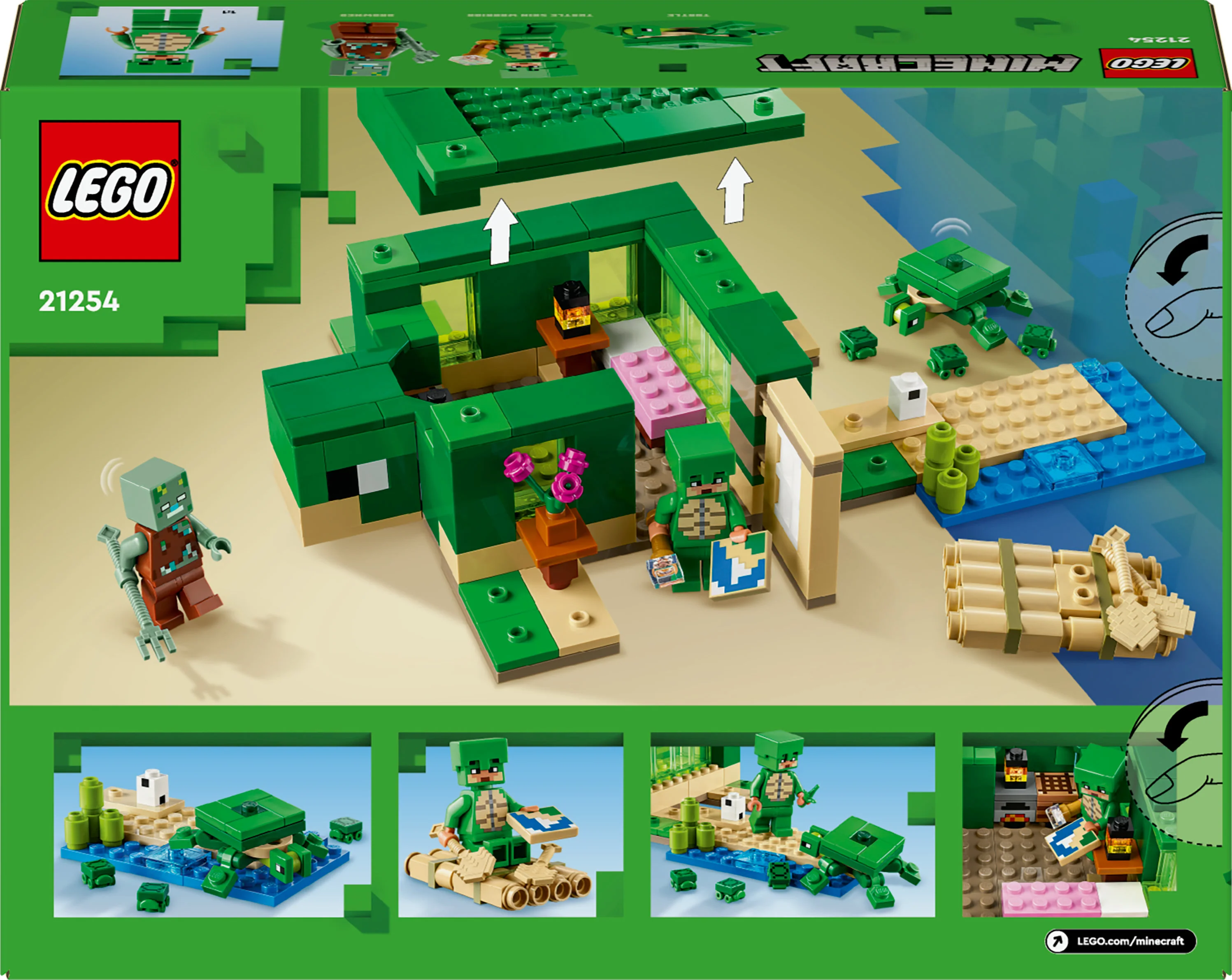 LEGO Minecraft - Skildpadde strandhuset