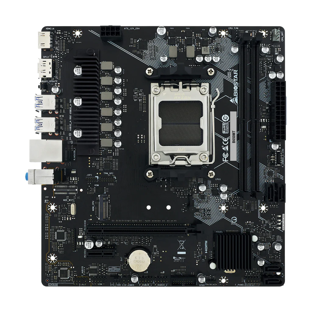 Biostar B650MT - Socket AM5 - mainboard