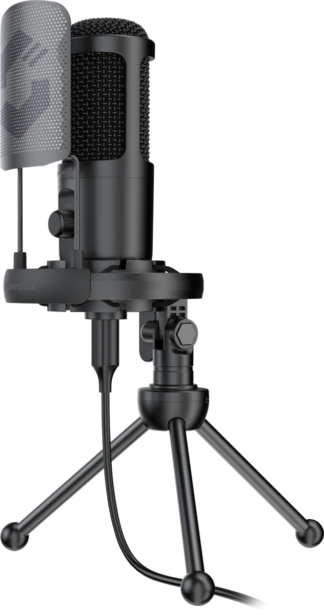 SpeedLink AUDIS PRO Streaming-Mikrofon. schwarz
