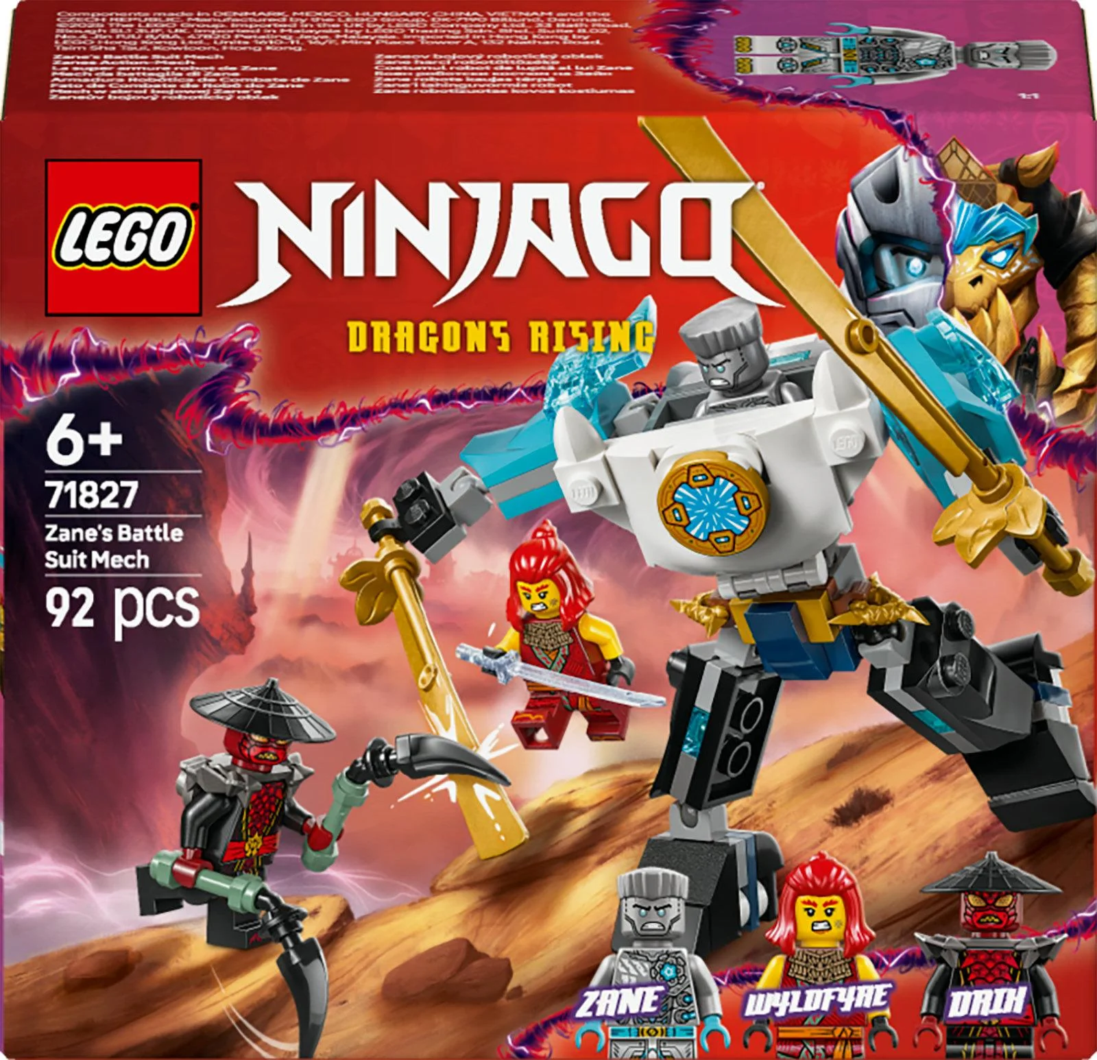 LEGO 71827 Ninjago Zane's Action Mech