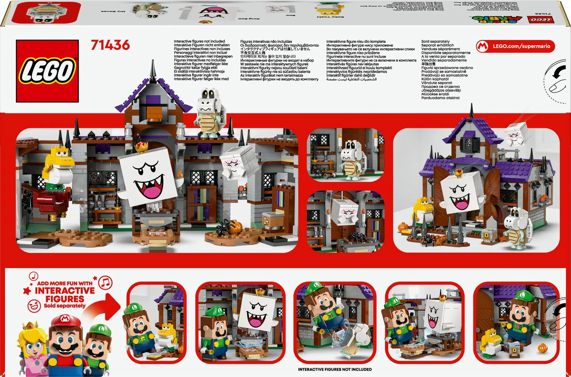 LEGO 71436 Super Mario King Boo's Haunted House
